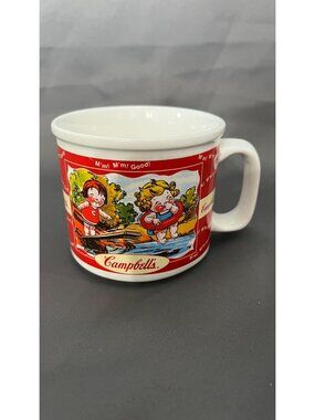 Campbells Kids Vintage Ceramic Mug Mm! Mm! Good! By Houston Harvest 2000 Dishwas